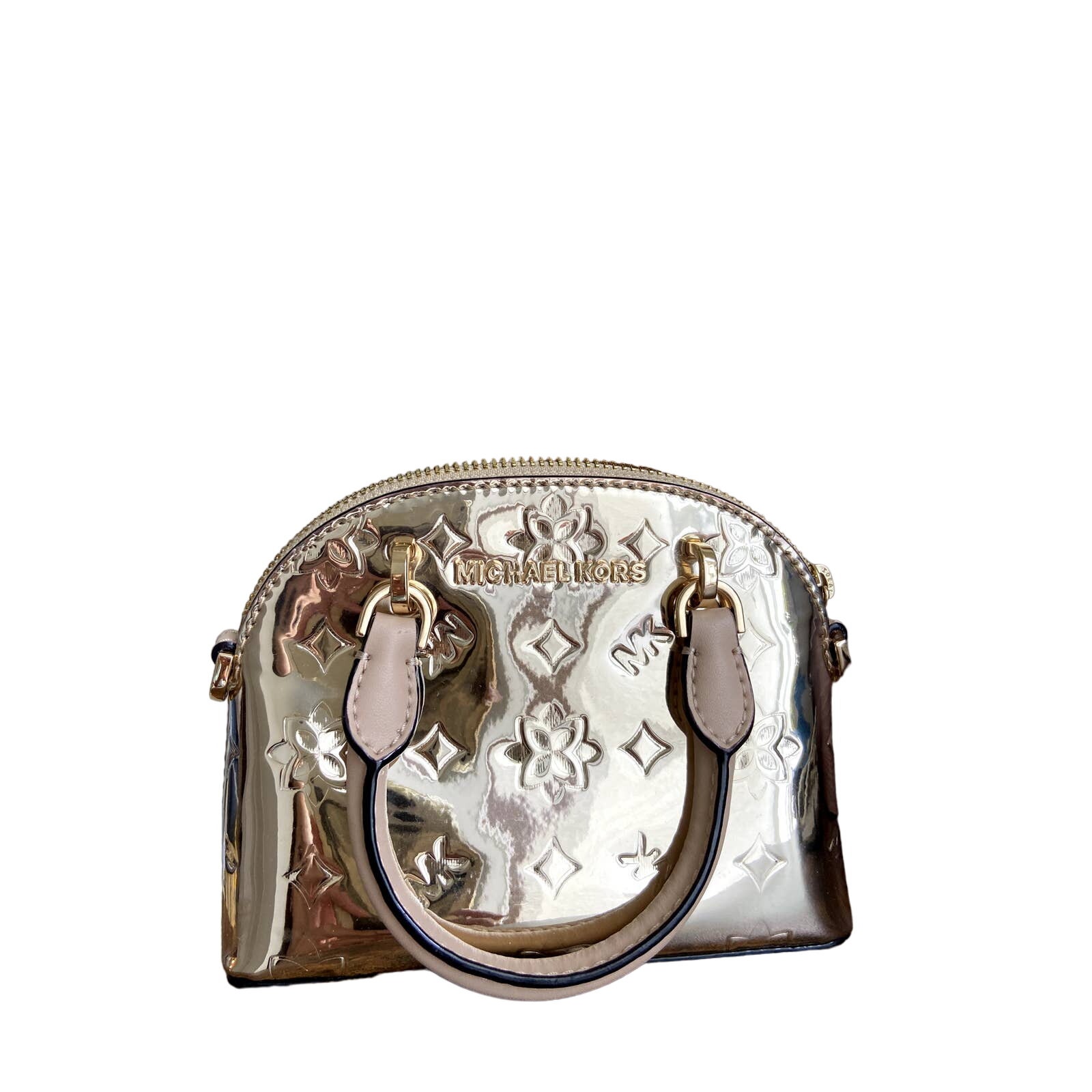 MICHAEL Michael Kors Emmy Mini Bag Dome Bag Handbag Gold