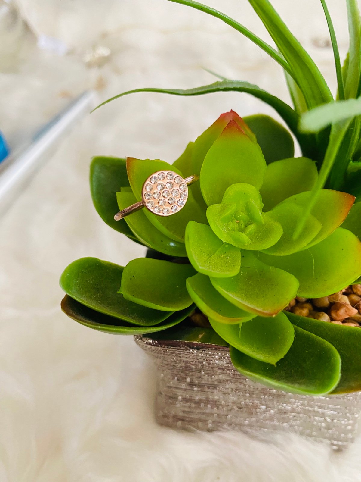 Rose gold ring