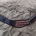 Fire team fit American flag weight lifting belt fitness exercise strength train