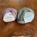 Zealana Air Yarn 2 Skeins Lace Weight Purple Green Cashmere Silk Possum Down New