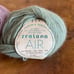 Zealana Air Yarn 2 Skeins Lace Weight Purple Green Cashmere Silk Possum Down New
