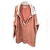 Free People We The Free Clean Prep Polo Rosetta Oversized Pullover- Size Large