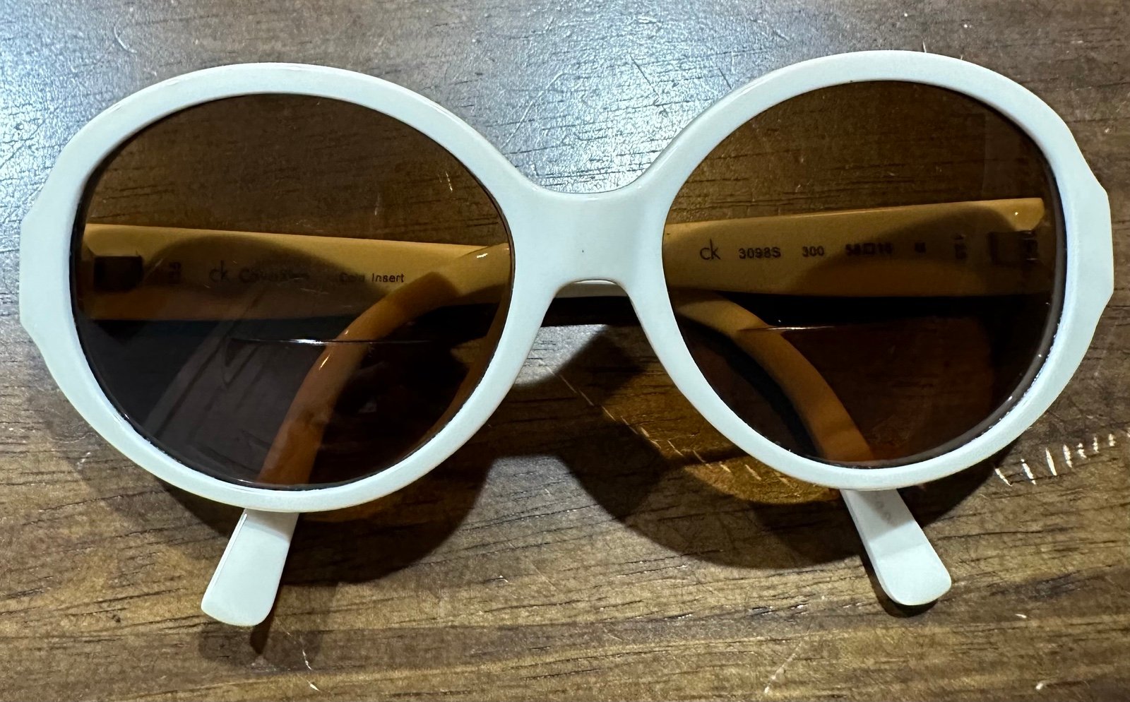 Calvin Klein CK 3098S 300 58-16 Sunglasses Cold Insert