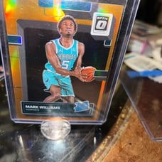 On fire Mark Williams rookie orange/199 gradeable players stock been going up
