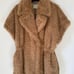 Unused UNITED ARROWS Boa Half-Sleeve Vest BEIGE