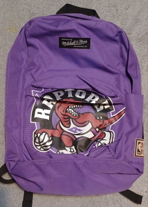 Toronto Raptors Backpack Mitchell And Ness No Tags New School Gym