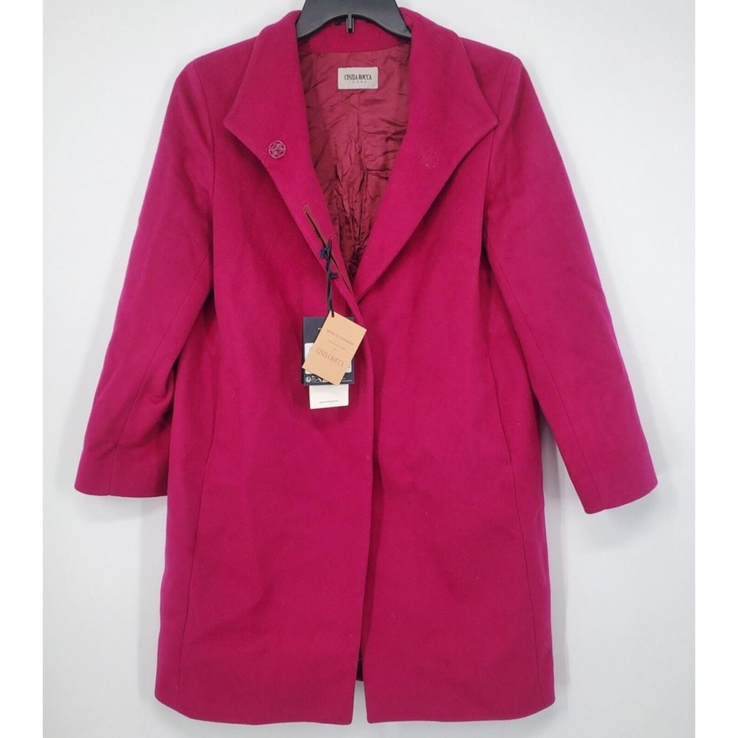 Women's Cinzia Rocca Icons Wool & Cashmere-Blend Coat Size 6 NEW