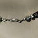 Shell bead turquoise heishi chocker 17.5 inch