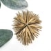 CROWN TRIFARI Vintage Sunburst Star Gold Tone Brooch Pin