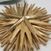 CROWN TRIFARI Vintage Sunburst Star Gold Tone Brooch Pin