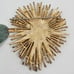 CROWN TRIFARI Vintage Sunburst Star Gold Tone Brooch Pin