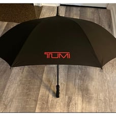 Tumi Black & Red Logo Umbrella NEW