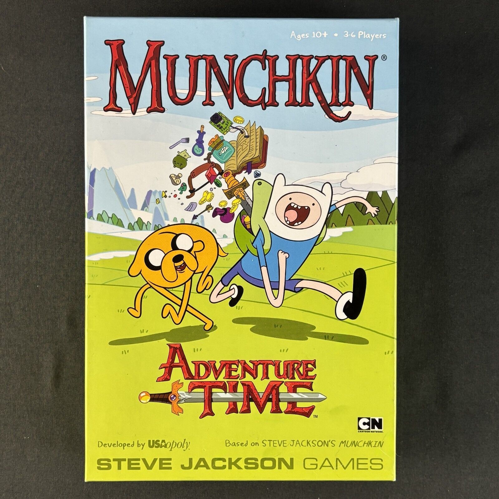COMPLETE Munchkin Adventure Time Card Game Steve Jackson 2014