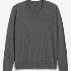 NWT OLD NAVY V-Neck Sweater Color: Dark Heathered Gray Product Details rib-knit