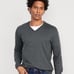 NWT OLD NAVY V-Neck Sweater Color: Dark Heathered Gray Product Details rib-knit