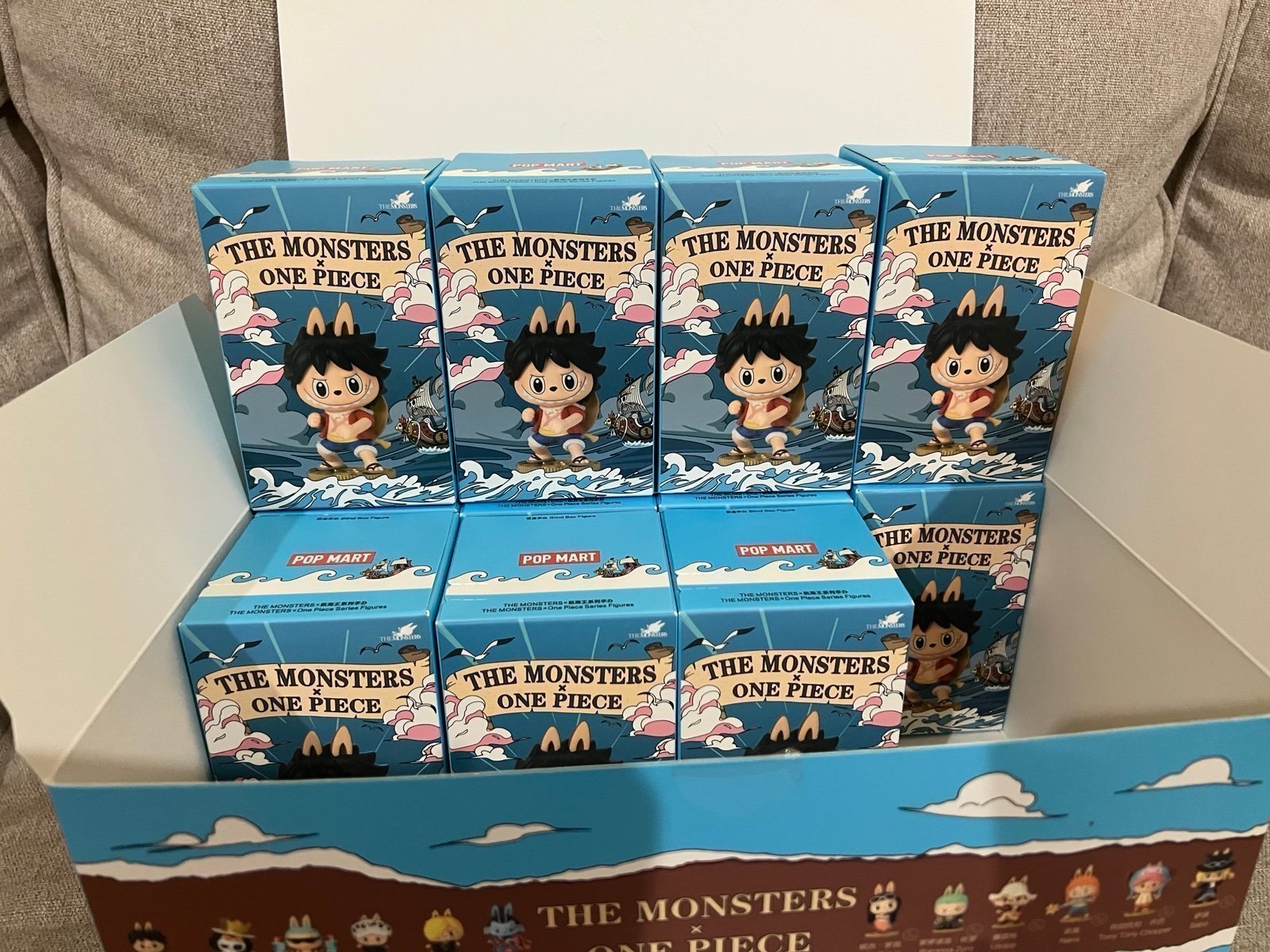 POP MART THE MONSTERS x ONE PIECE labubu blind box 2PCS NEW Figure
