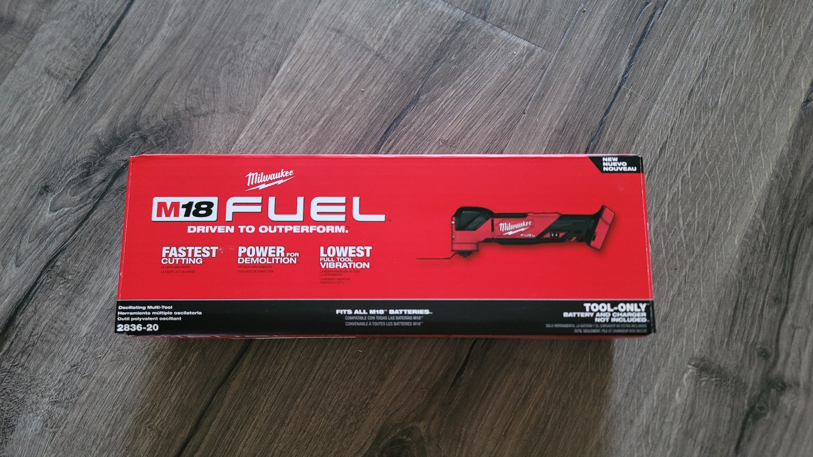 Milwaukee M18 FUEL Brushless multi-tool, new.