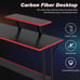 L Shaped Desk Corner Gaming Desk Computer Desk with Large Desktop