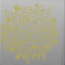 POKEMON LETTERS COOKIE CUTTER a-z 9145