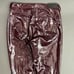 MAROON GLOSS POLYURETHANE PUNK PANTS