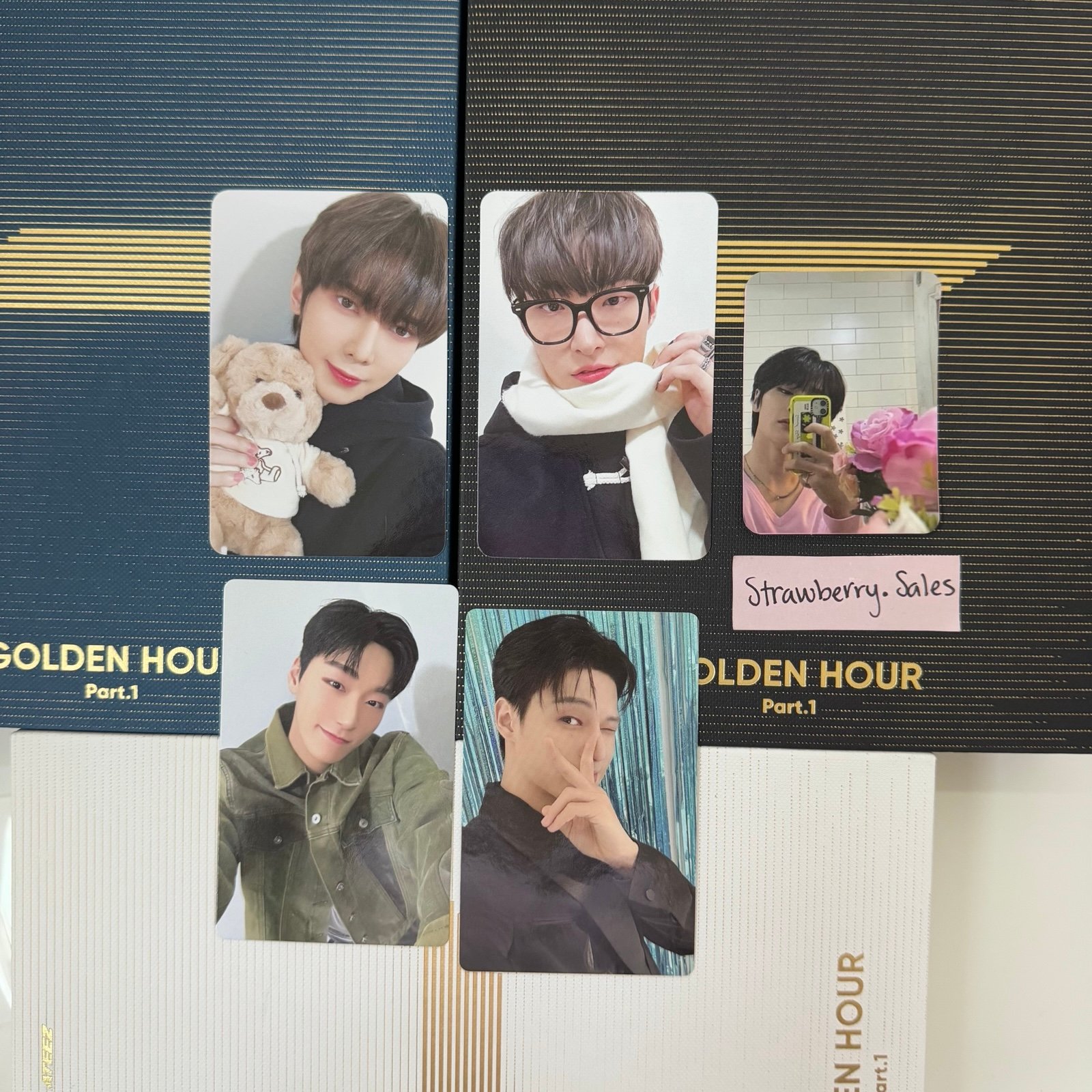 ATEEZ Golden Hour Part. 1 album set all inclusions + 2 extra POB photocards