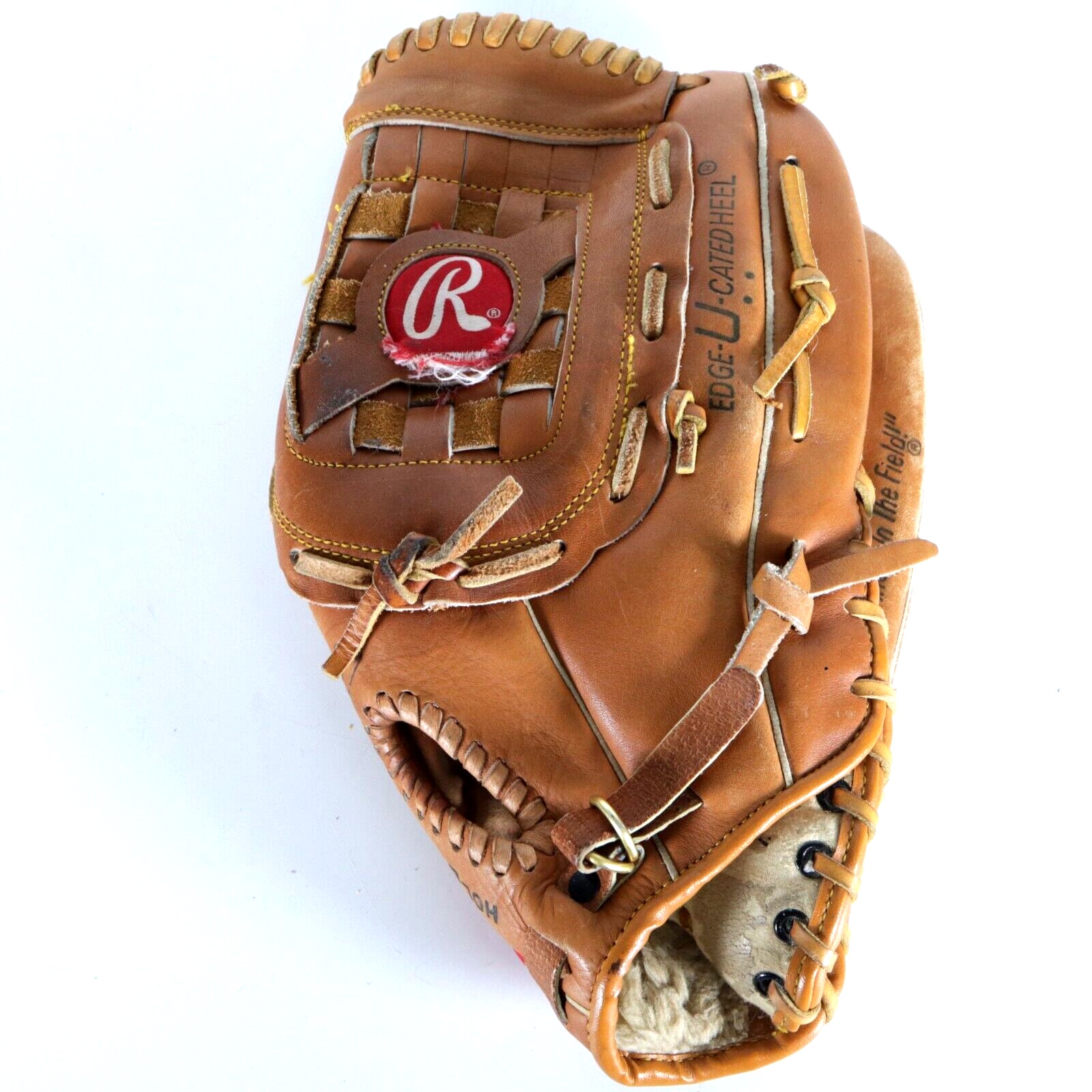 Rawlings RSG1 Edge-U-Cated Heel Holdster Fastback RHT Leather Softball Glove