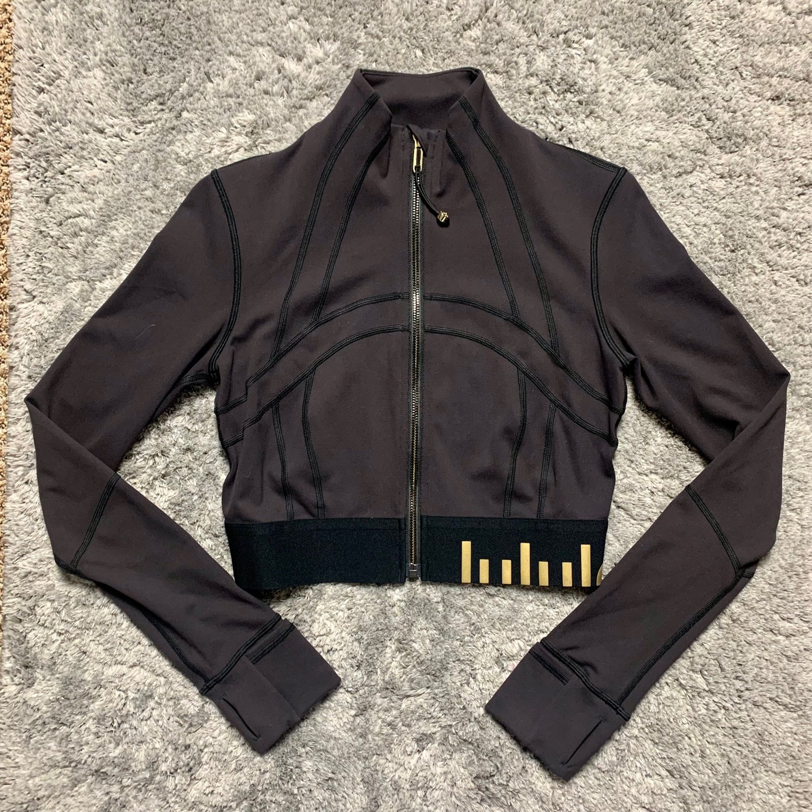 NWOT Lululemon Define Jacket Cropped *Gold/Black