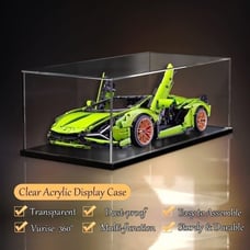 Acrylic Display case LEGO 42115 42083 42056 42143 Lamborghini Bugatti Ferrari US