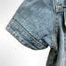 C.O.L.Z.A Corza Women's Short Sleeve Denim Jacket Jean Jacket Light Blue M