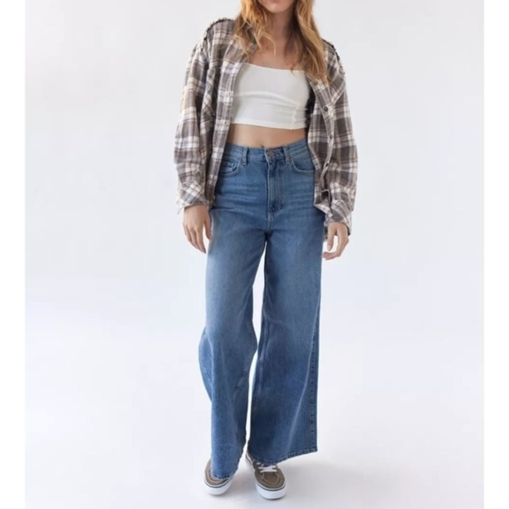 NWT Urban Outfitters A-Wide Size 36 BDG Wide Leg Denim Jeans