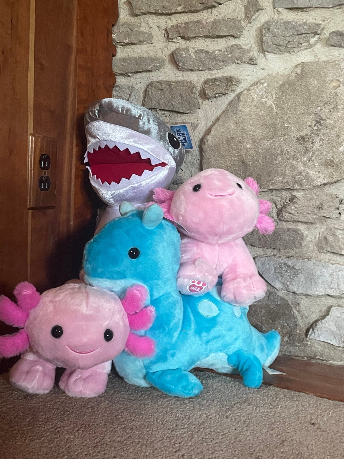 Rare build a bear workshop lot of 3 DOSNT INCLUDE SEA MONSTER