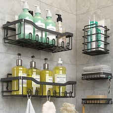 Shower Caddy, Shower Shelves [5-Pack], Adhesive Shower Organizer No Drill