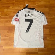 Raul Jimenez Fulham 24/25 Home Jersey Fan Version Size Small