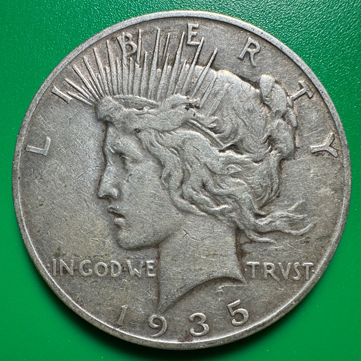 1935-S Peace Silver Dollar 14434
