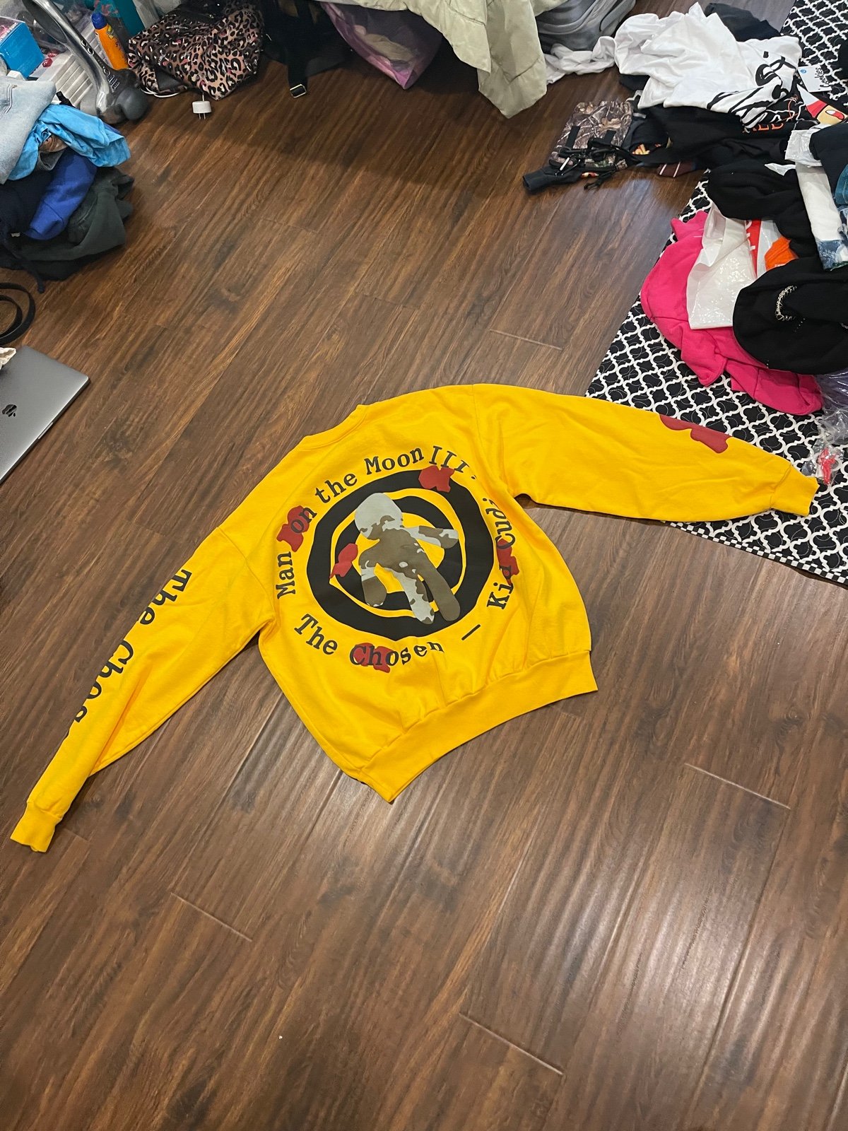 Kid Cudi x CPFM size L MOTM yellow sweater