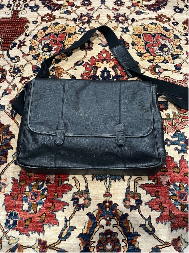 Men’s Cole Haan Leather Black Passenger Travel Bag