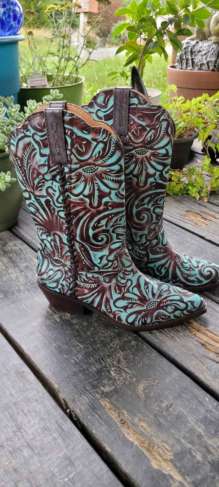 Patricia Nash cowgirl boots NWOT