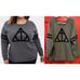 Torrid 3 (3X 22/24) Harry Potter Deathly Hallow Cozy Fleece Pullover Sweatshirt