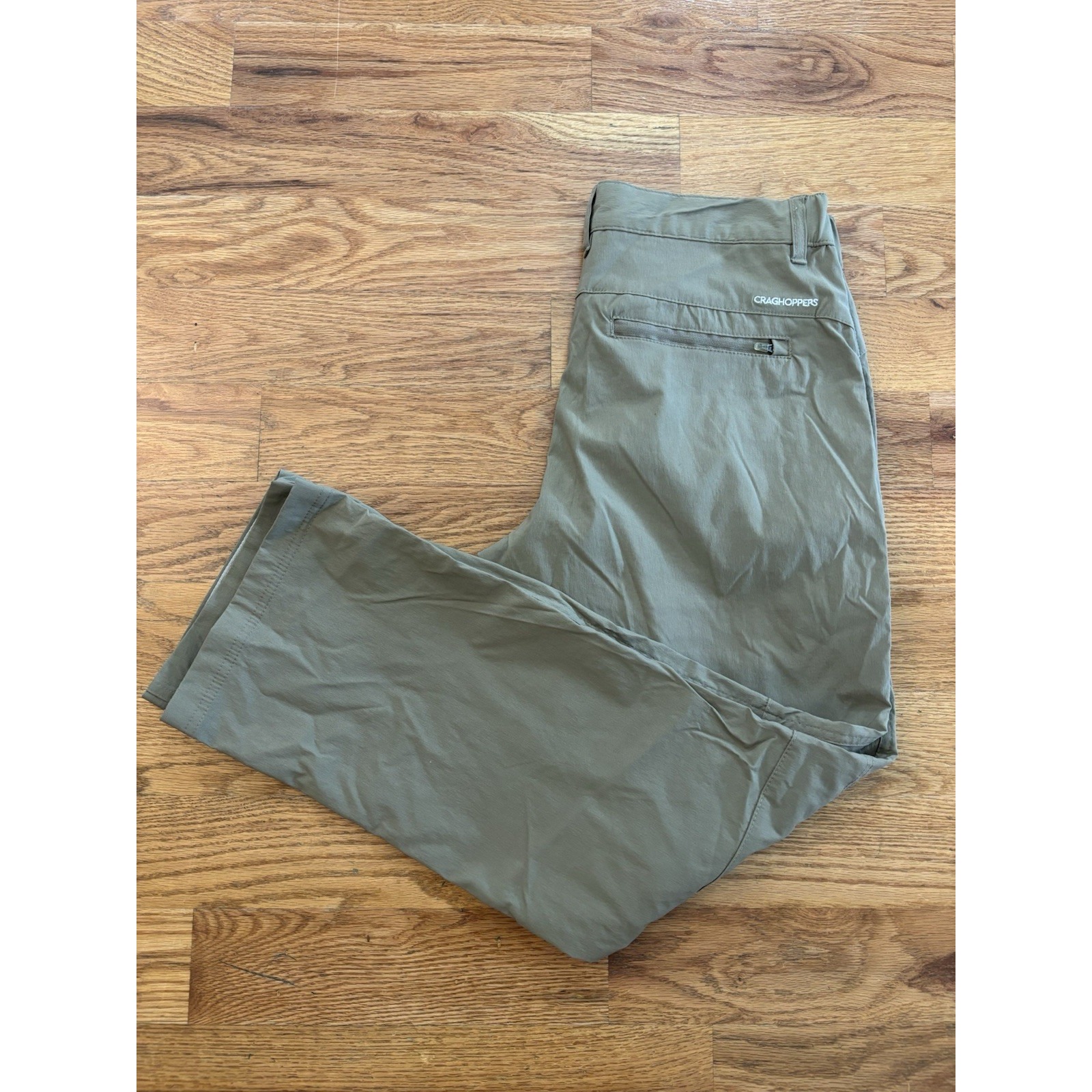 Craghoppers Insect Repellent Mens W34 L29 Beige Cargo Pants Solar Shield