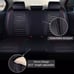 5 Seats Universal Car Seat Covers Deluxe PU Leather Seat Cushion Full Set Cover