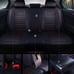 5 Seats Universal Car Seat Covers Deluxe PU Leather Seat Cushion Full Set Cover