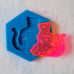 Galaxy Cat Platinum Silicone Mold for Resin & Clay / Depth 6mm / Keychain Size