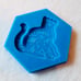 Galaxy Cat Platinum Silicone Mold for Resin & Clay / Depth 6mm / Keychain Size