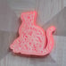 Galaxy Cat Platinum Silicone Mold for Resin & Clay / Depth 6mm / Keychain Size