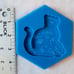 Galaxy Cat Platinum Silicone Mold for Resin & Clay / Depth 6mm / Keychain Size