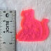 Galaxy Cat Platinum Silicone Mold for Resin & Clay / Depth 6mm / Keychain Size