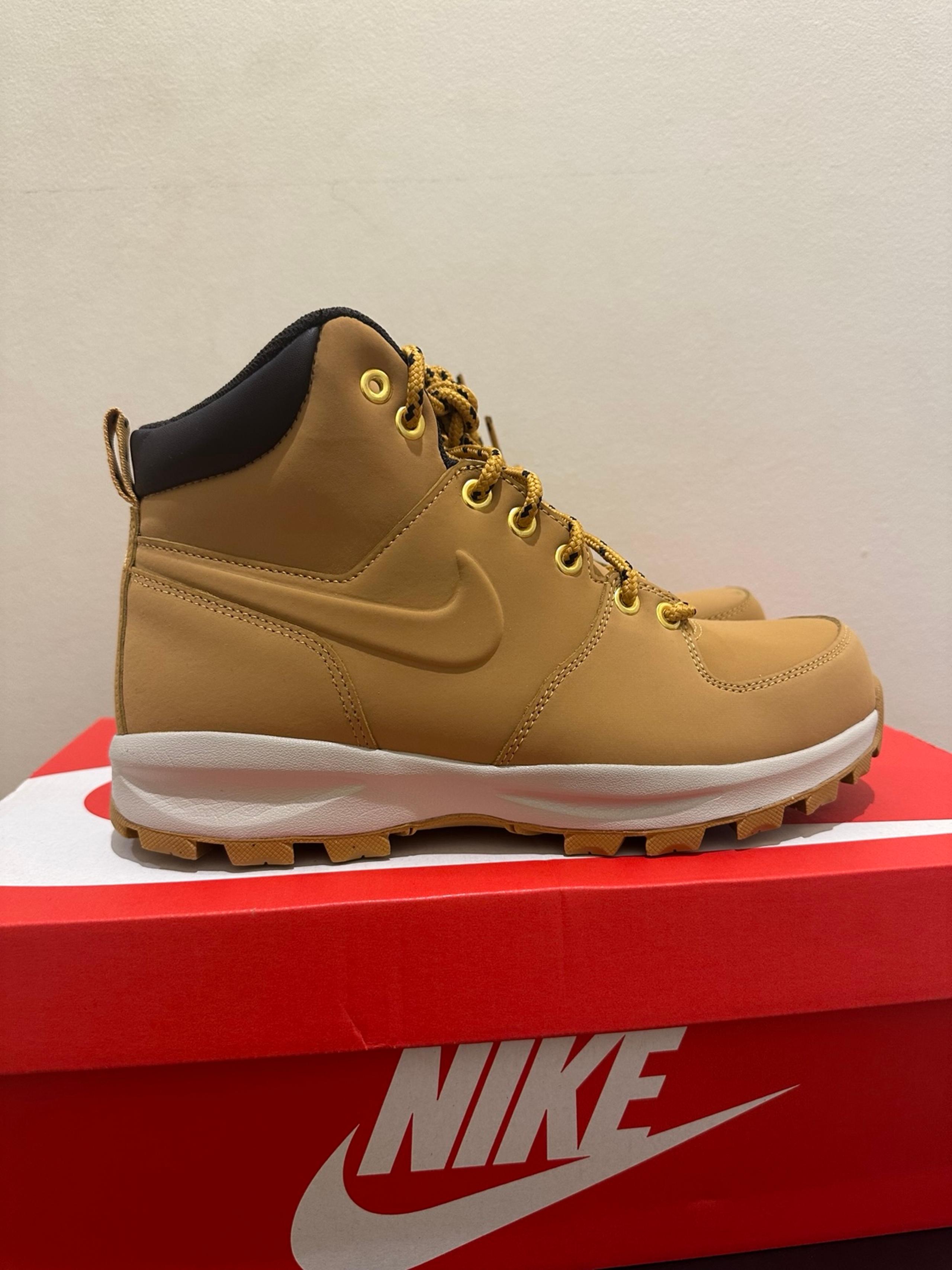 NIB Men Nike Manoa Leather Boots Haystack Wheat Brown 454350 700 9