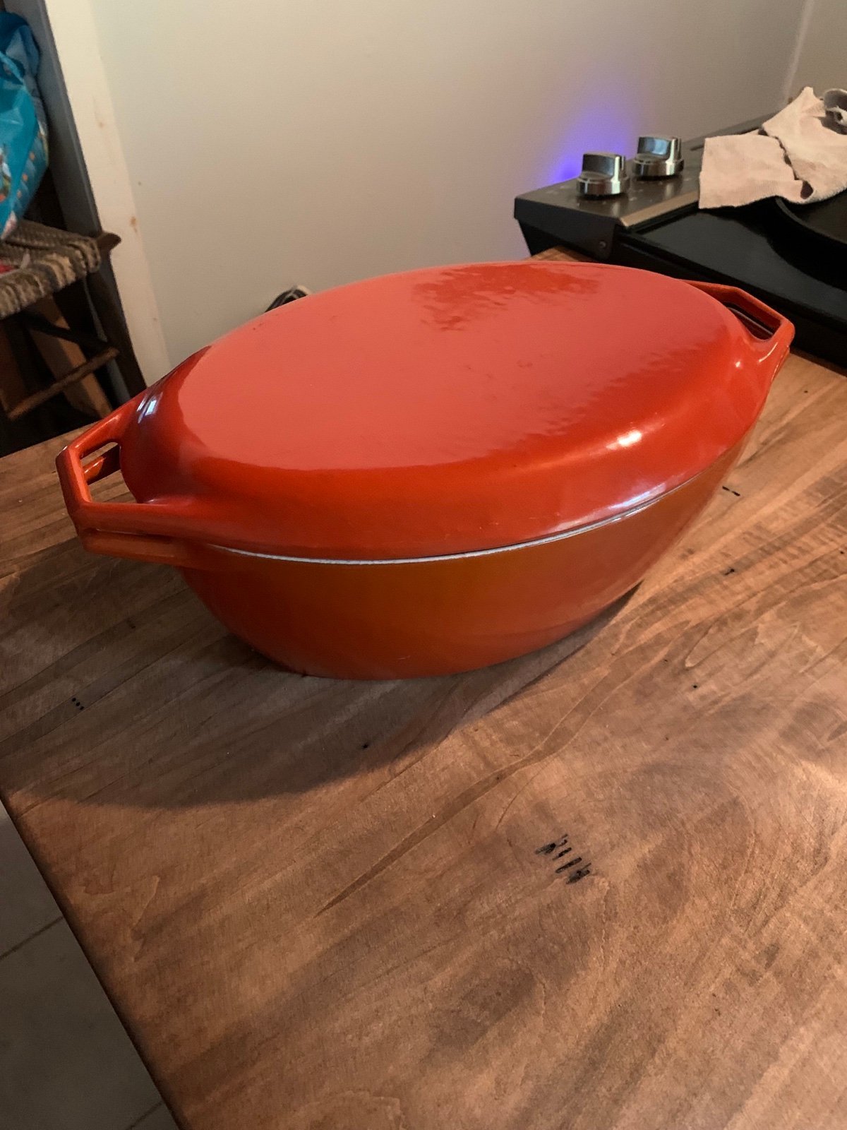 Vintage Nacco/Copco Oval Cast Iron Dutch Oven