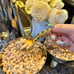 Gold beaded coffee scoops