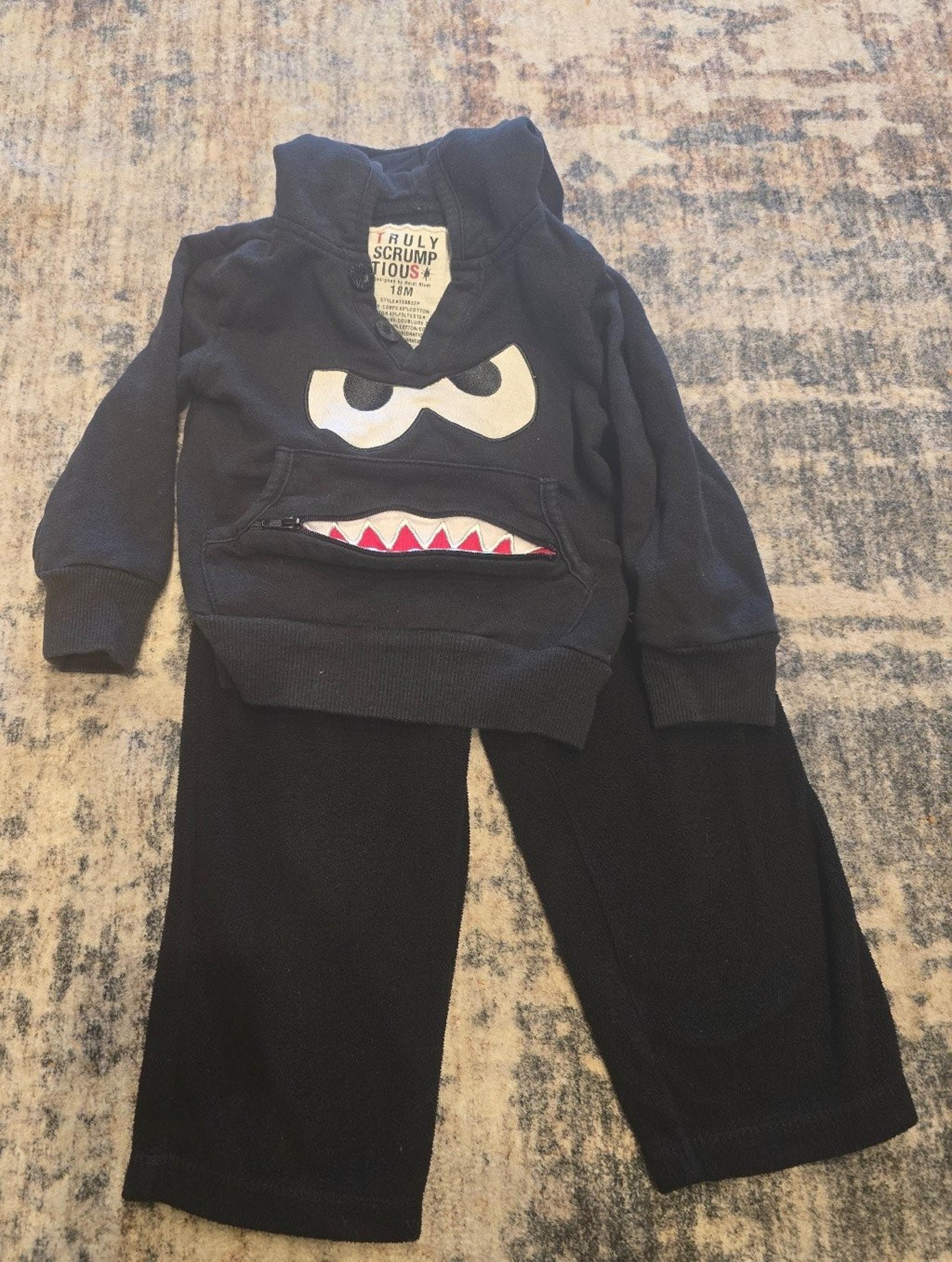 18 month hoodie and pants bundle